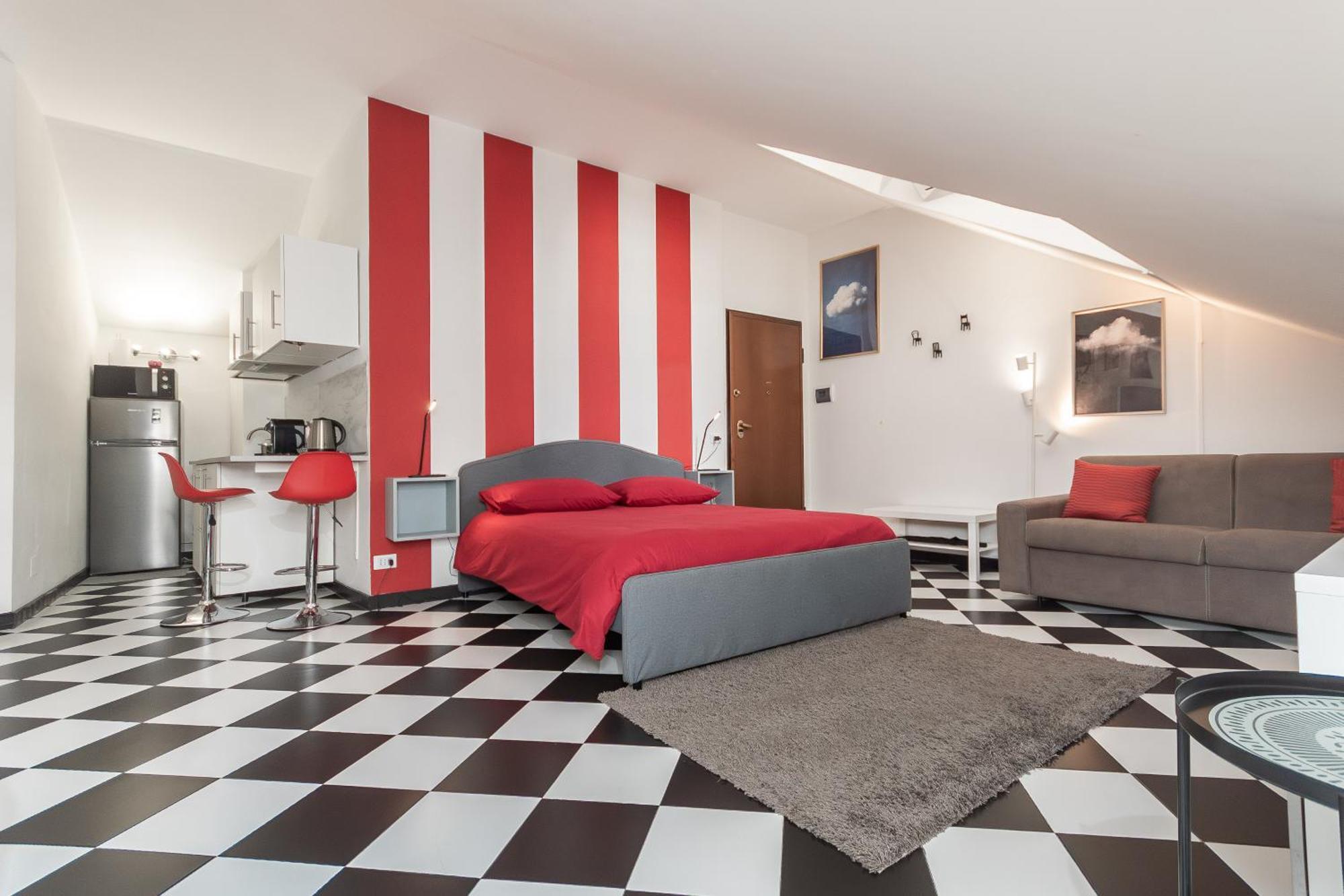 Ferienwohnung La Mansarda Del Principe, Vicoli, Acquario E Lanterna Genua Exterior foto